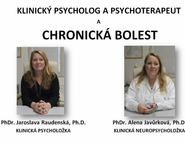 KLINICKÝ PSYCHOLOG A PSYCHOTERAPEUT A CHRONICKÁ BOLEST